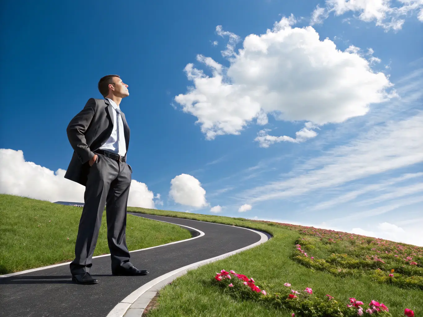 A visual representation of a person climbing a career ladder, symbolizing growth and achievement, with a coach providing support and guidance.